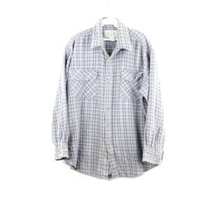 90s Streetwear Double Pocket Plaid Flannel Shirt